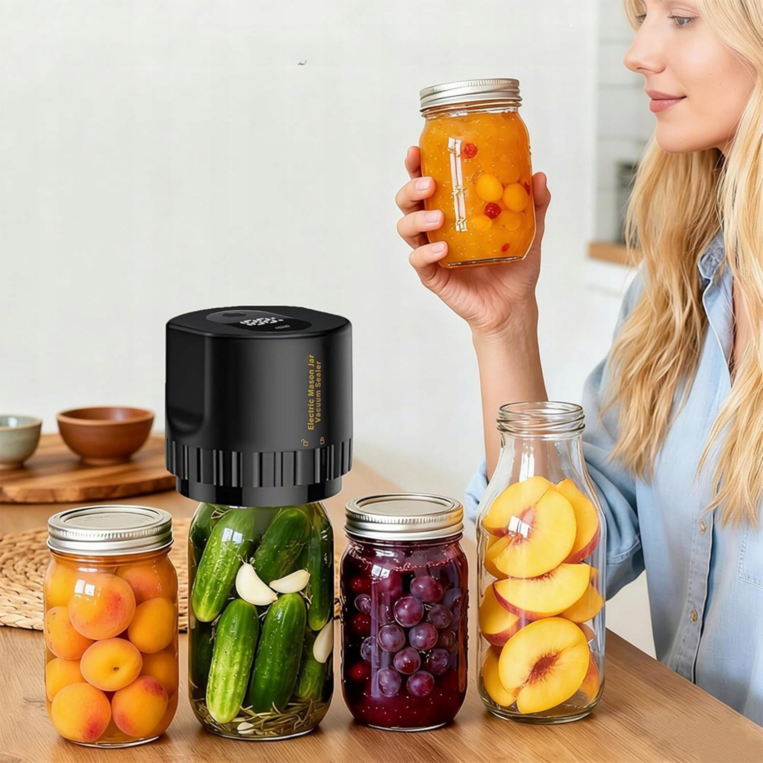 VACUUM SEALER FOR MASON JARS AUTOMATIC STOP PERMANENT Brand no brand