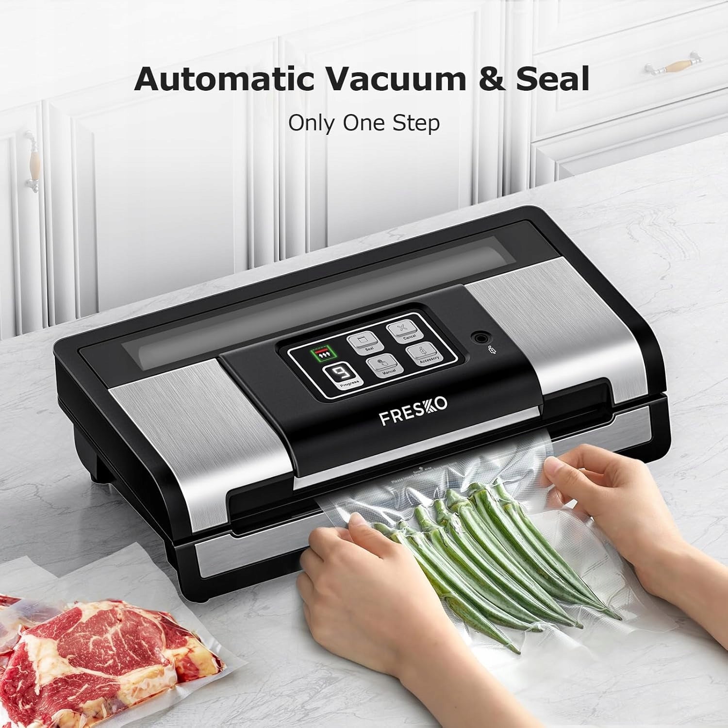 VACUUM SEALER FRESKO AUTOMATIC UNIVERSAL KITCHEN FOR FOOD Manufacturer code BD