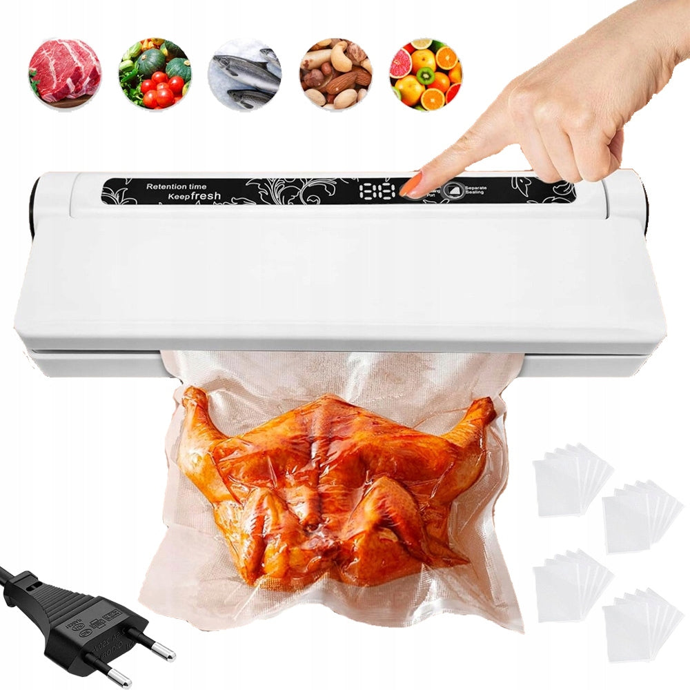 VACUUM SEALER PACKING MACHINE 130W EXTERNAL SUCTION + VACUUM BAGS