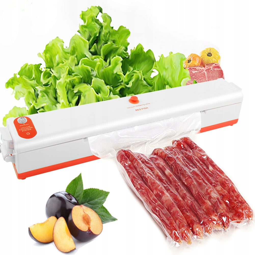 VACUUM WELDING MACHINE + 10 FOILS HOUSEHOLD Food Packer Brand no brand