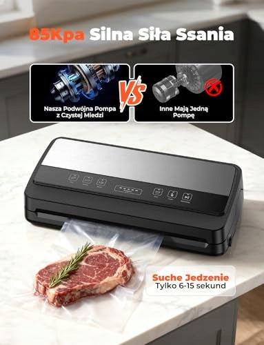 VACUUM WELDING MACHINE 85 KPA PROFESSIONAL FOR FOOD 7 FUNCTIONS FOR HOME Model B0FM7SN5FS
