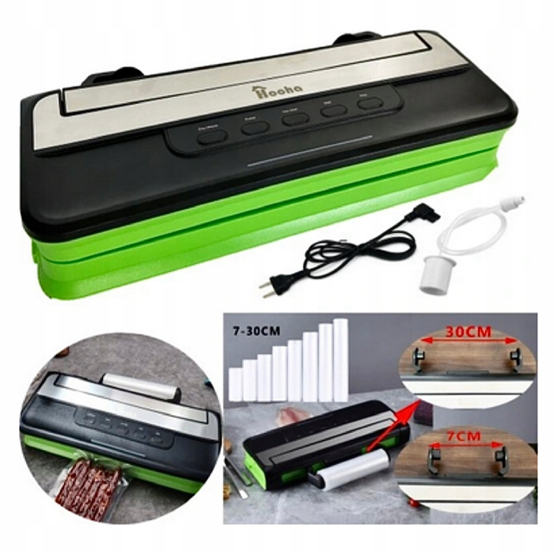 VACUUM WELDING MACHINE FOOD WITH ROLL-UP SHAFT 110W