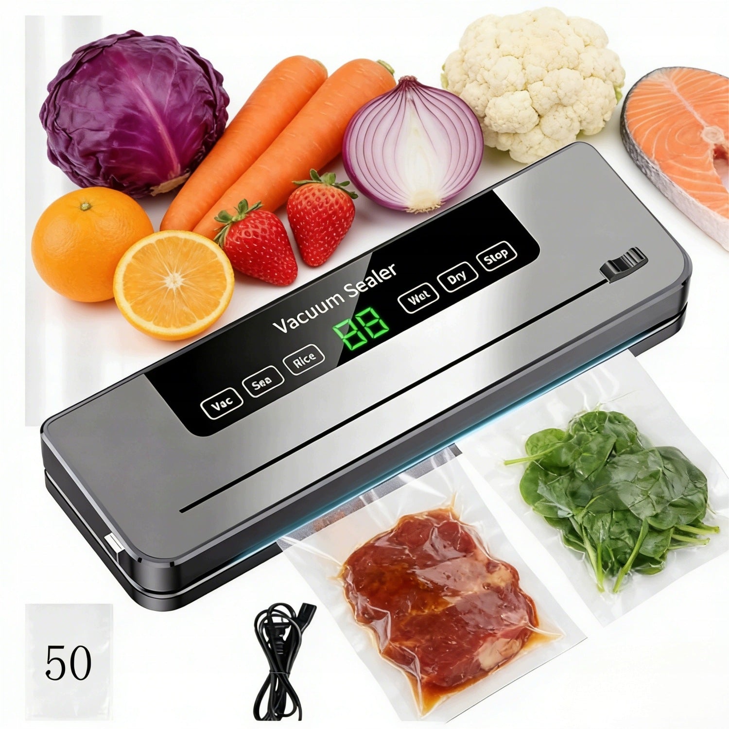 VACUUM WELDING MACHINE FOR Food AUTOMATIC PACKING MACHINE STRONG +Foil SET
