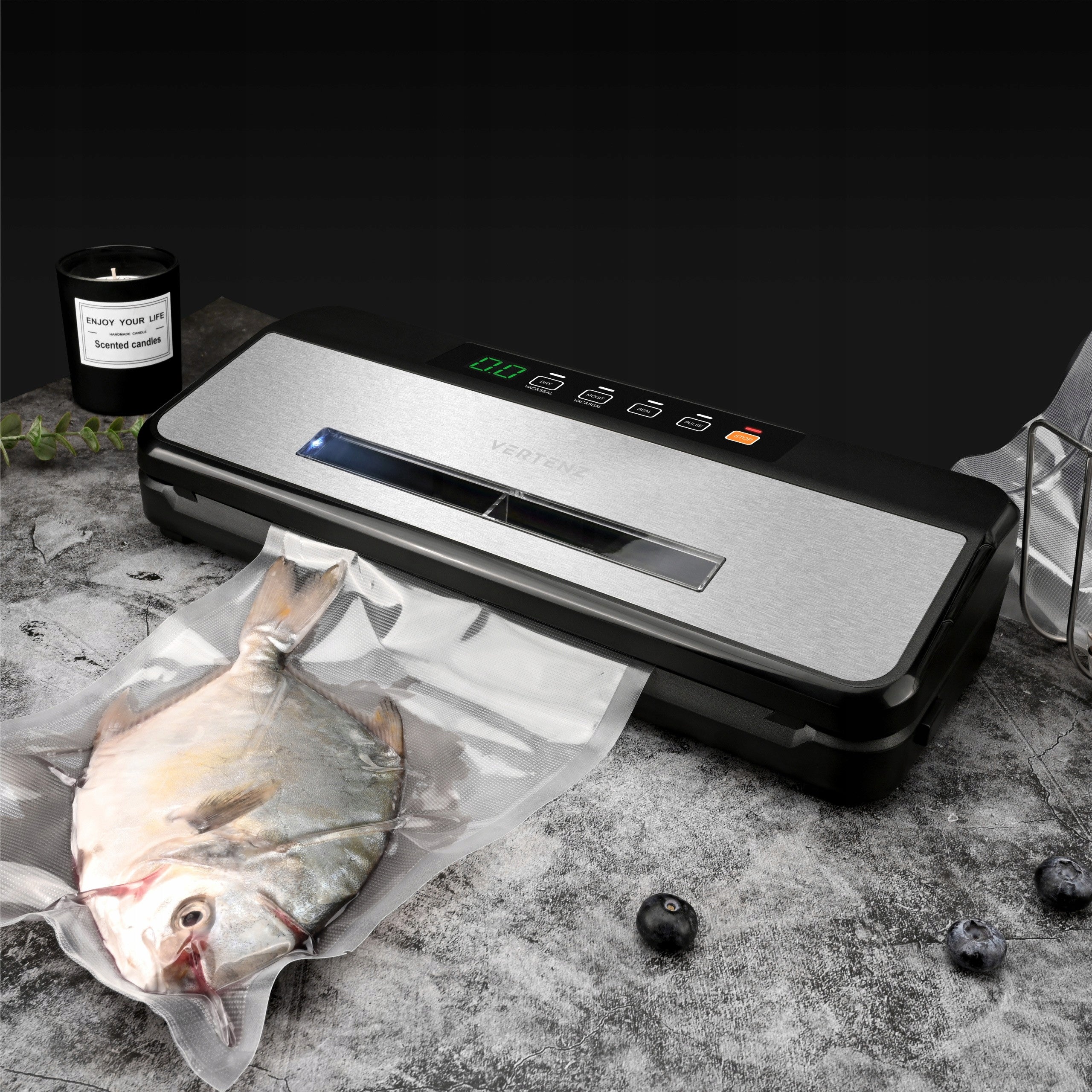 VACUUM WELDING MACHINE Food Packing Machine 110W + Foil and Bags Set MEGA Manufacturer code zgrzewarka
