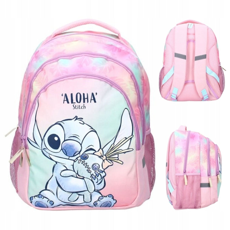 VADOBAG 3-CHAMBER PRESCHOOL SCHOOL BACKPACK FOR KINDERGARTEN SCHOOL STITCH