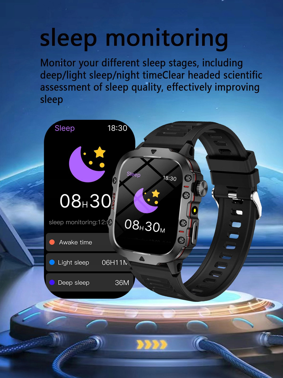 VALDUS H19 Inteligentné hodinky Unisex black Manufacturer code H19