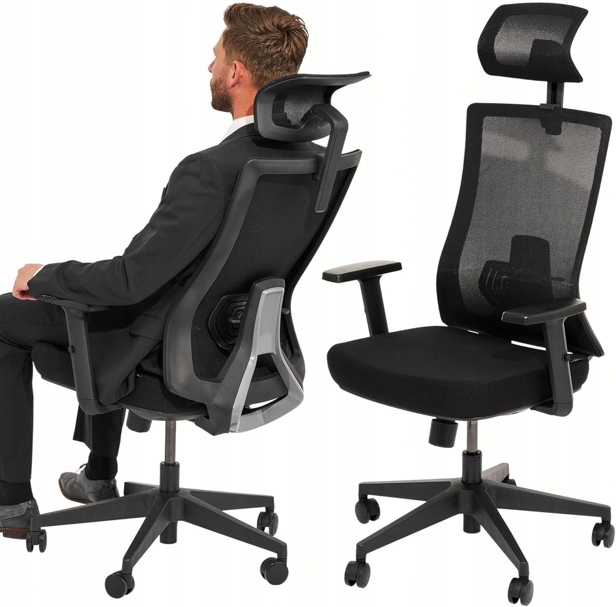 VALKENSTOL M3 office chair ergonomic swivel 150 kg computer