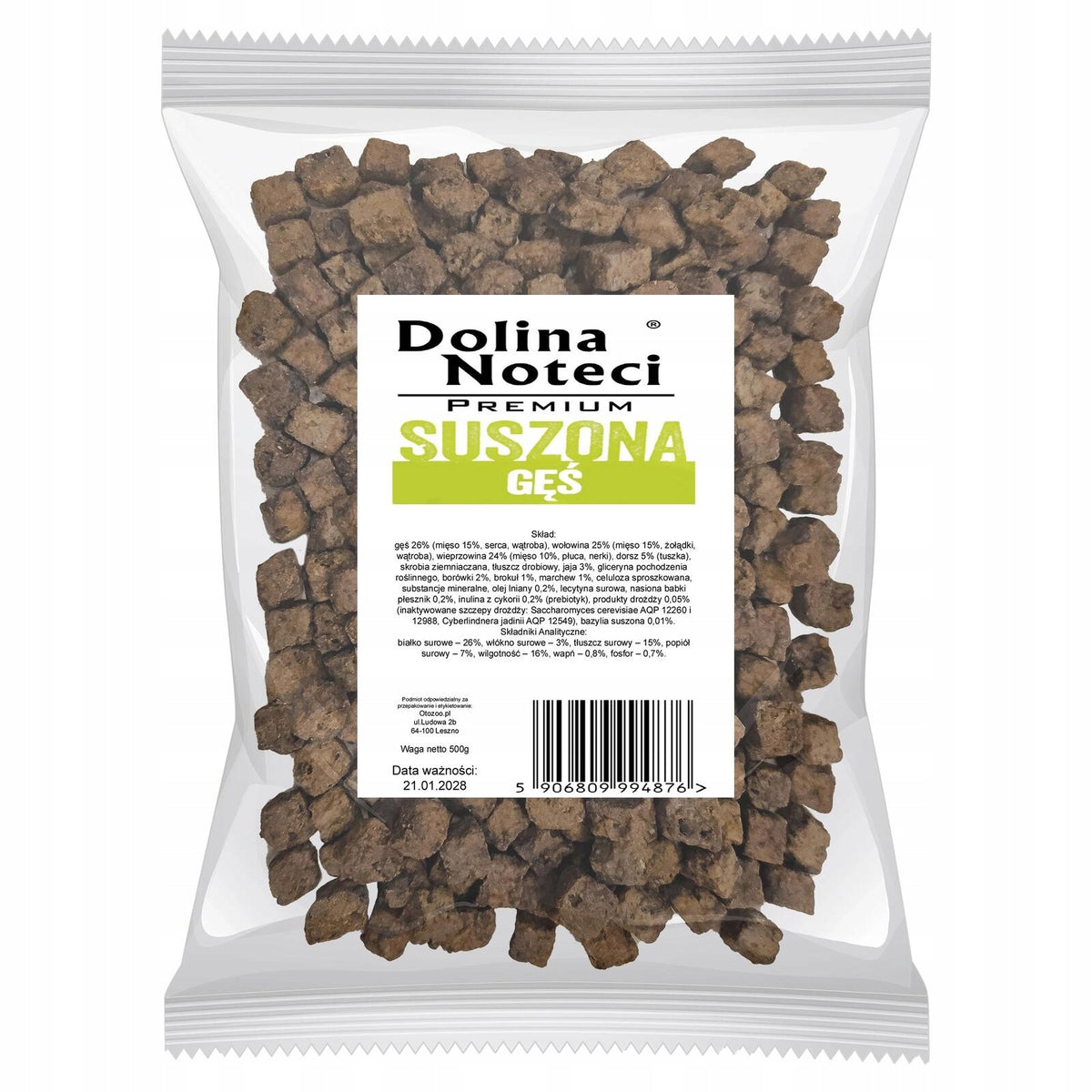 VALLEY NOTECI DRIED DOG FOOD GOOSE 500g