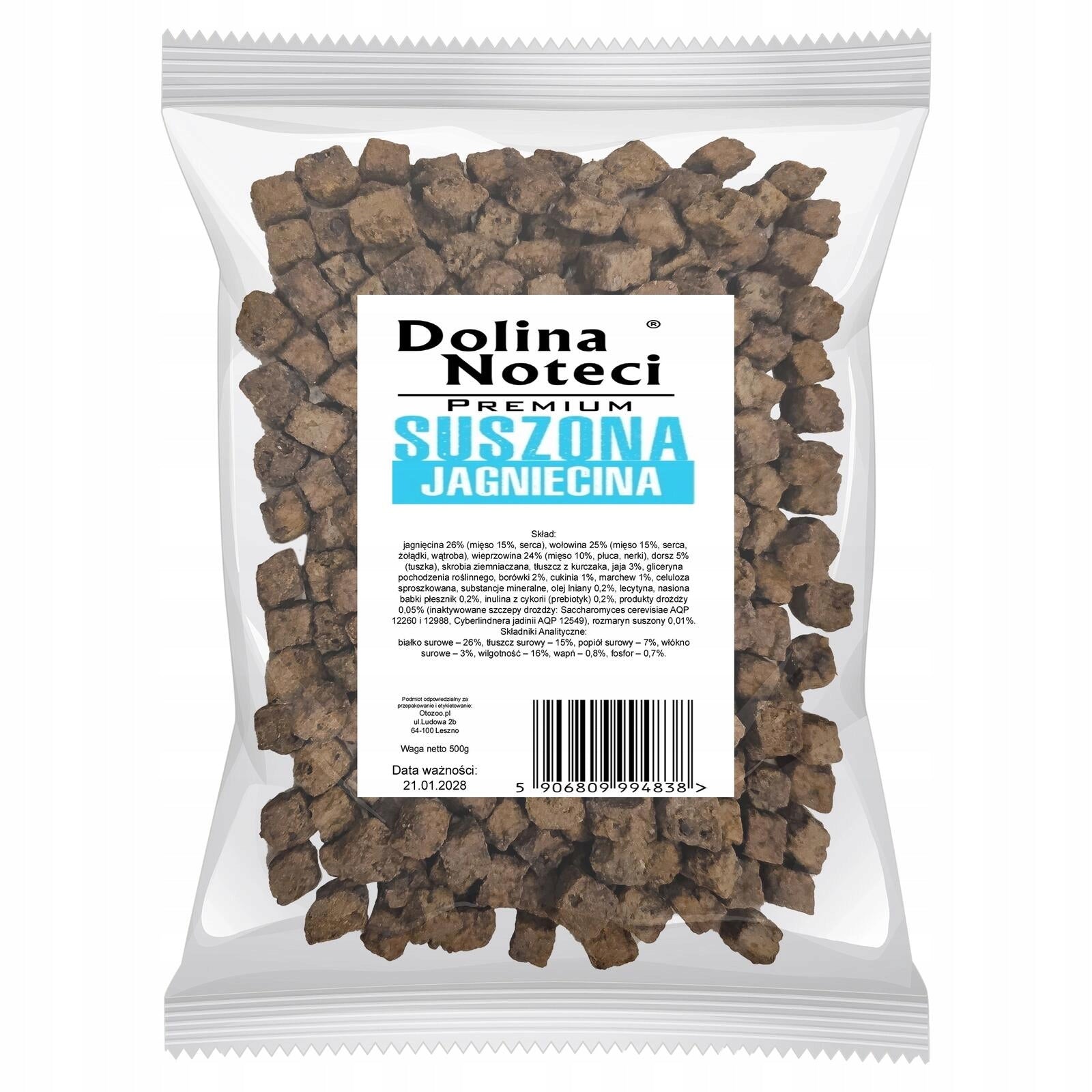 VALLEY NOTECI DRIED DOG FOOD LAMB 500g