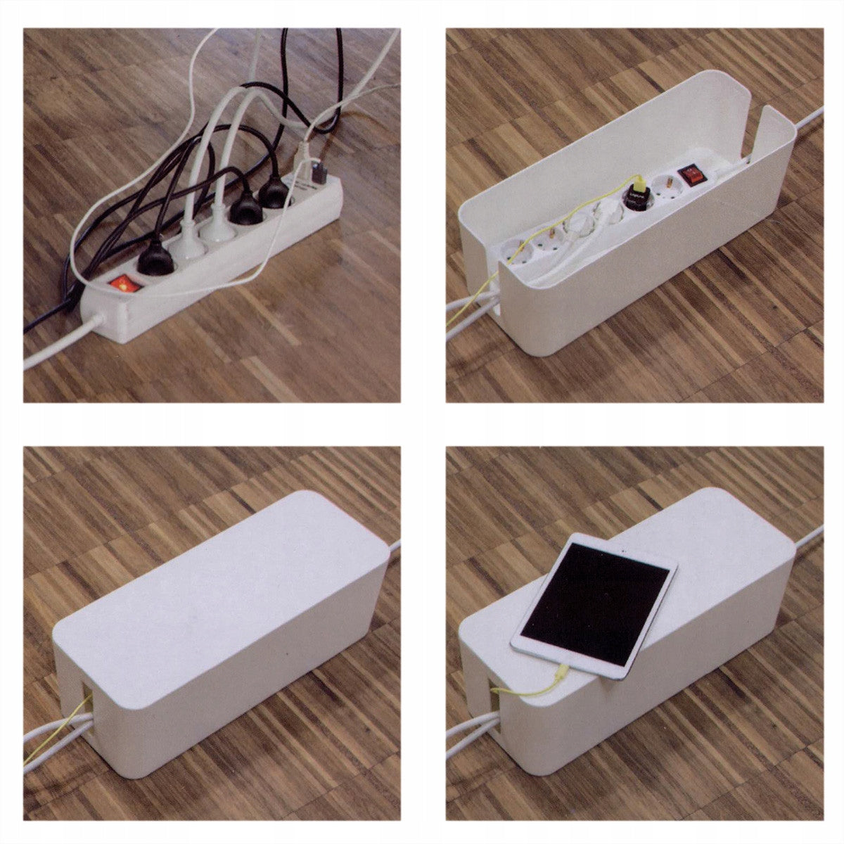 VALUE Cable box small white Brand Value