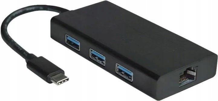 VALUE USB 3.2 Gen 1 Type-C to Gigabit Ethernet Converter + Hub