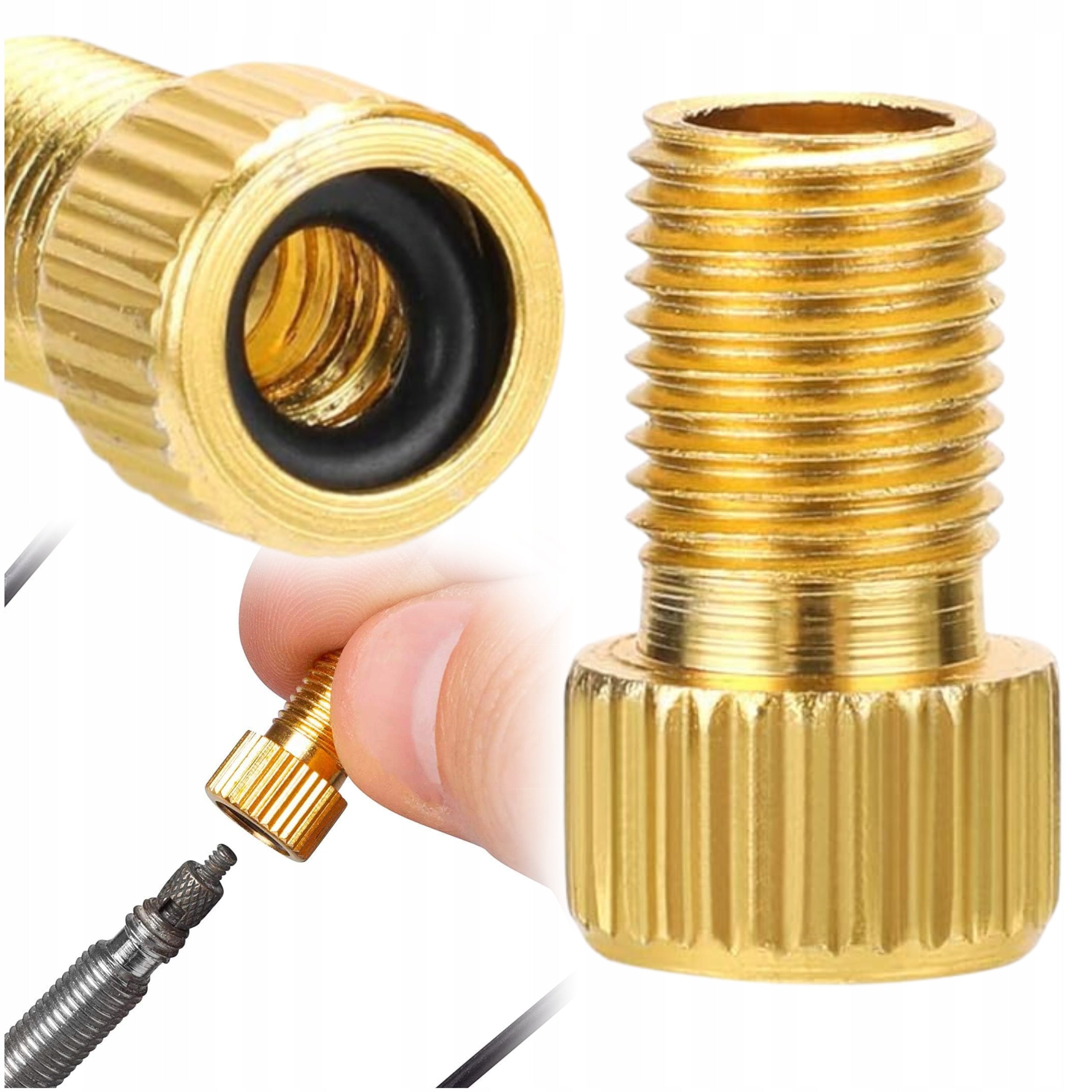 VALVE ADAPTER FOR PUMPING VALVES REDUCTION FROM FV/DV TO AV CAR