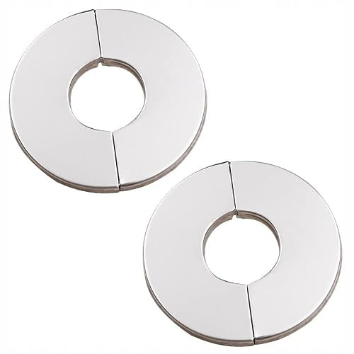 VALVE FLANGE COVER CHROME PLATED STAINLESS STEEL SELF-ADHESIVE 2 PCS.