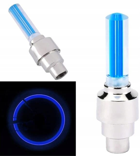 VALVES WENTLE VALVES GLOWING 2 PIECES LED OVERLAYS Color blue