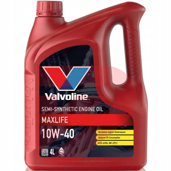 VALVOLINE MAXLIFE 10W40 engine oil 4L