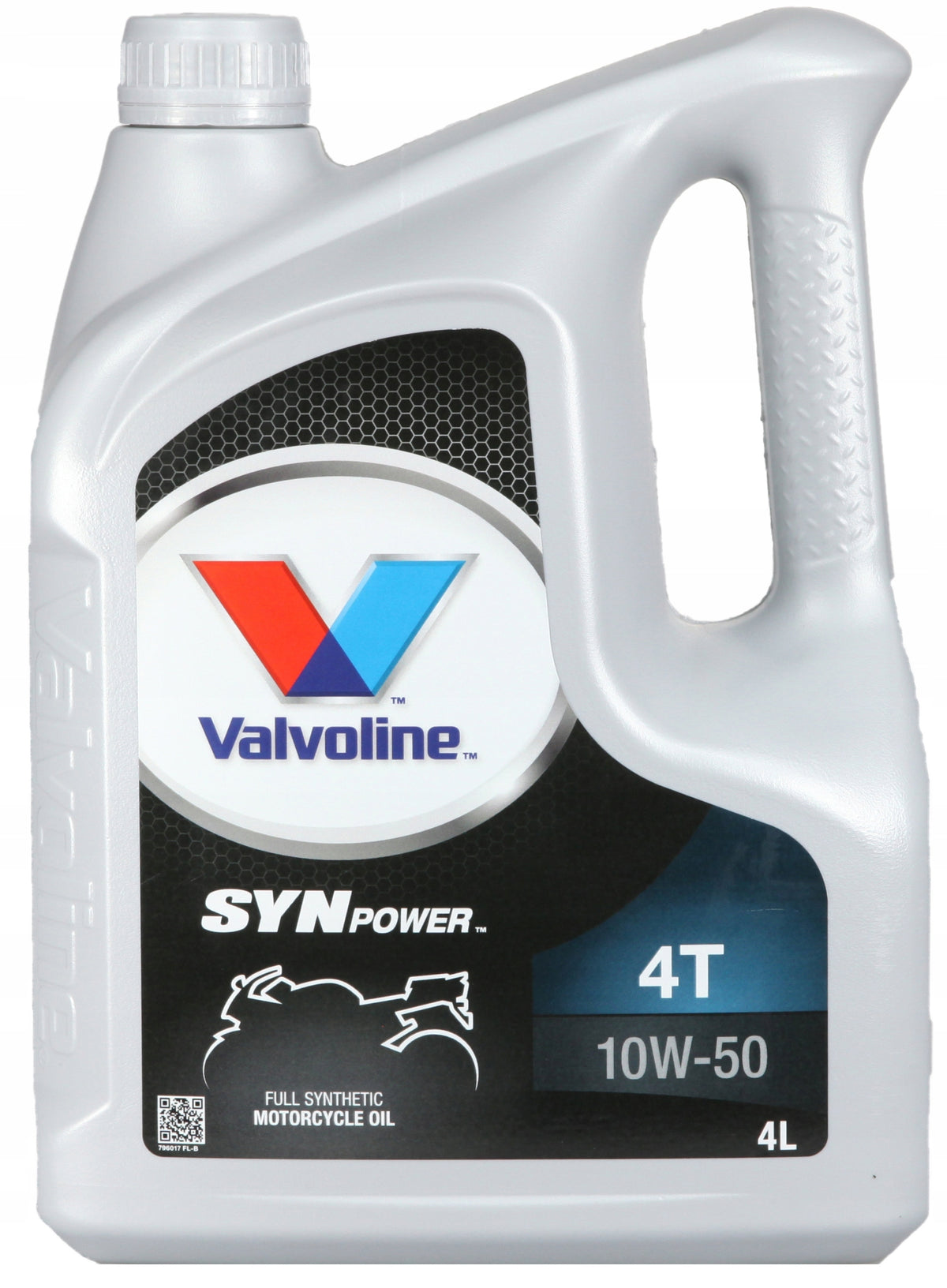 VALVOLINE SYNPOWER 4T 10W50 MOTORCYCLE OIL - 4L
