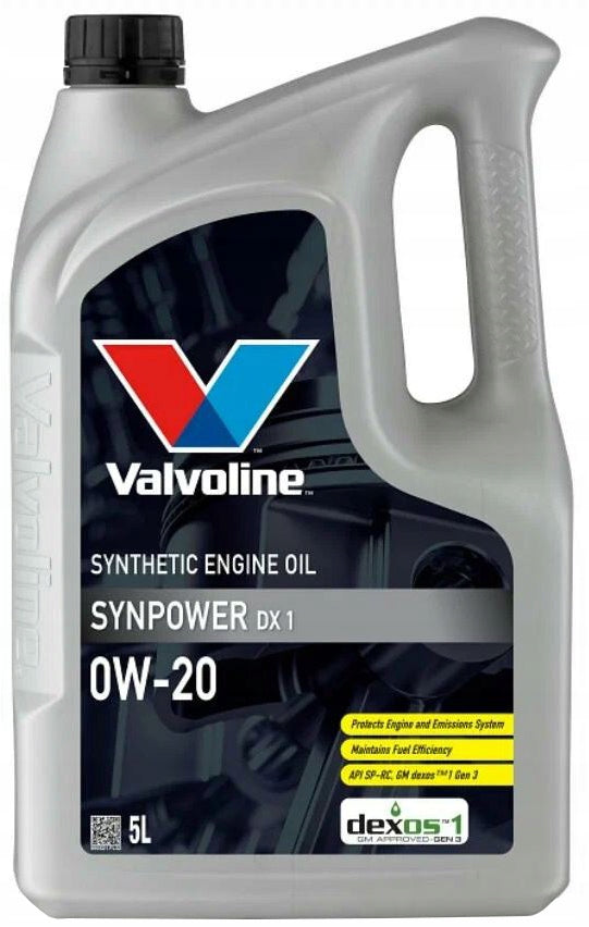 VALVOLINE SYNPOWER DX1 0W20 - 5L