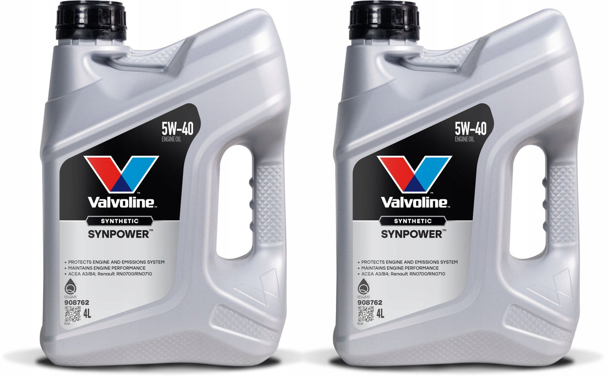 VALVOLINE SynPower 5W40 8L (4L+4L) ORIGINAL API SN/CF ACEA A3/B4