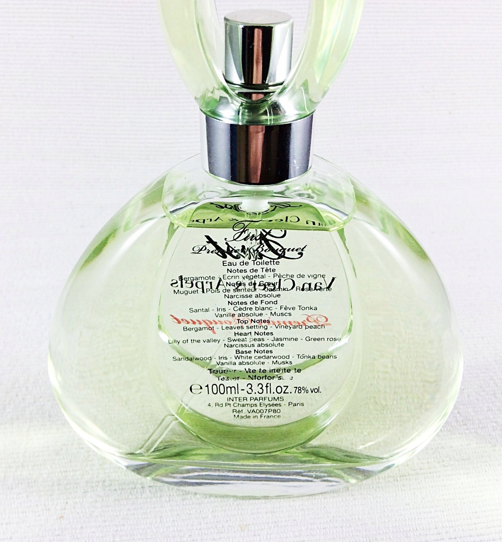 VAN CLEEF&ARPELS FIRST PREMIER BOUQUET 100ML EAU DE TOILETTE UNIQUE Brand Van Cleef & Arpels