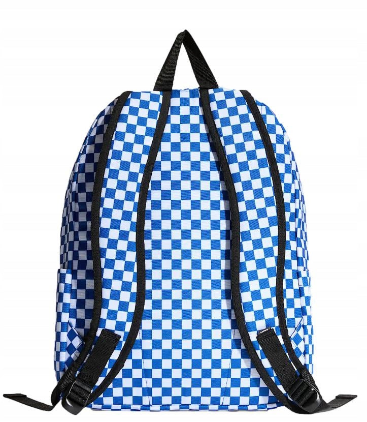 VANS Old Skool Backpack Classic Blue Checkerboard VN000H4X10Z1 Dimensions large (A4 size)