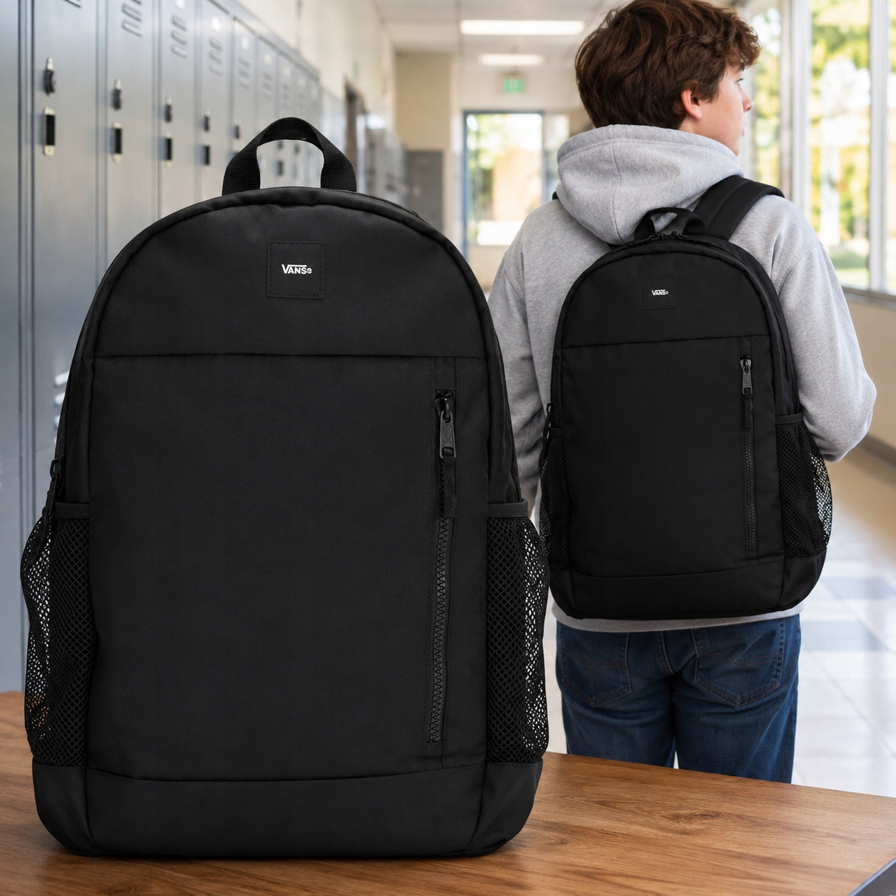 VANS SCHOOL BACKPACK 27 L LARGE CHILDREN'S YOUTH FOR BOY GIRL