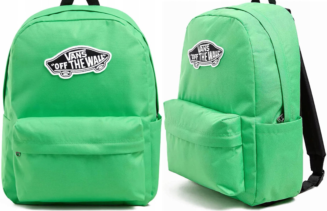VANS SCHOOL BACKPACK OLD SKOOL BIG CLASSIC REALM BOARD GREEN Packaging status original