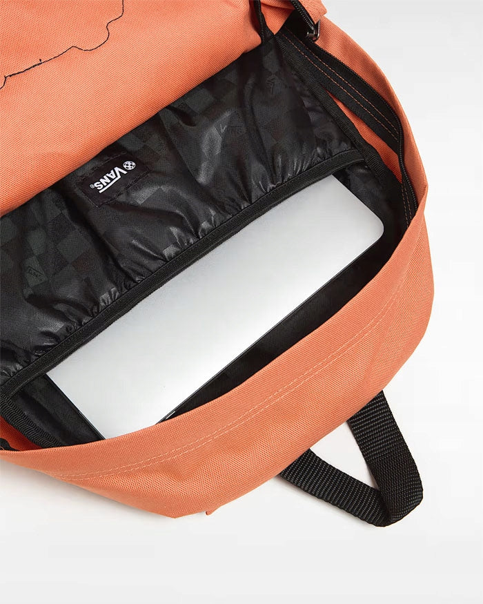 VANS SCHOOL BACKPACK OLD SKOOL BIG CLASSIC REALM ORANGE Packaging status original