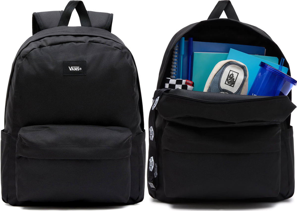 VANS SCHOOL BACKPACK OLD SKOOL BLACK CLASSIC REALM