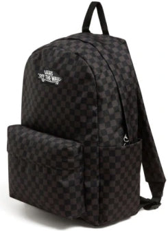 VANS SCHOOL BACKPACK OLD SKOOL CHECKERBOARD CHESSBOARD CLASSIC REALM BLACK Brand Vans