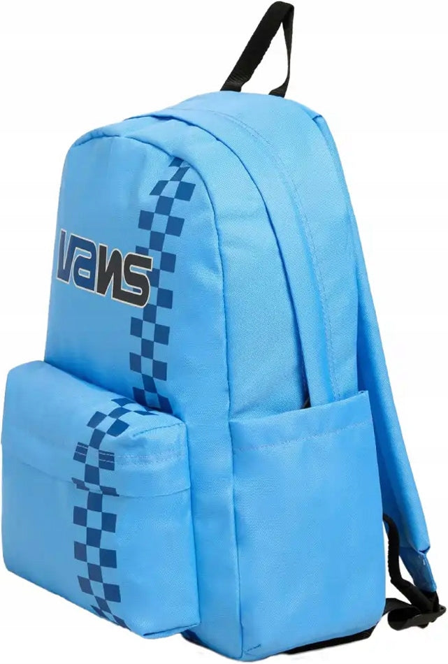 VANS SCHOOL BACKPACK OLD SKOOL CHECKERBOARD CHESSBOARD CLASSIC REALM BLUE Brand Vans