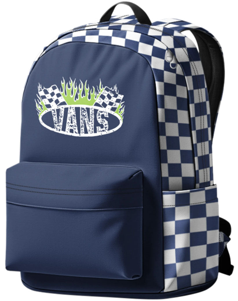 VANS SCHOOL BACKPACK OLD SKOOL CHECKERBOARD CHESSBOARD CLASSIC REALM Packaging status original
