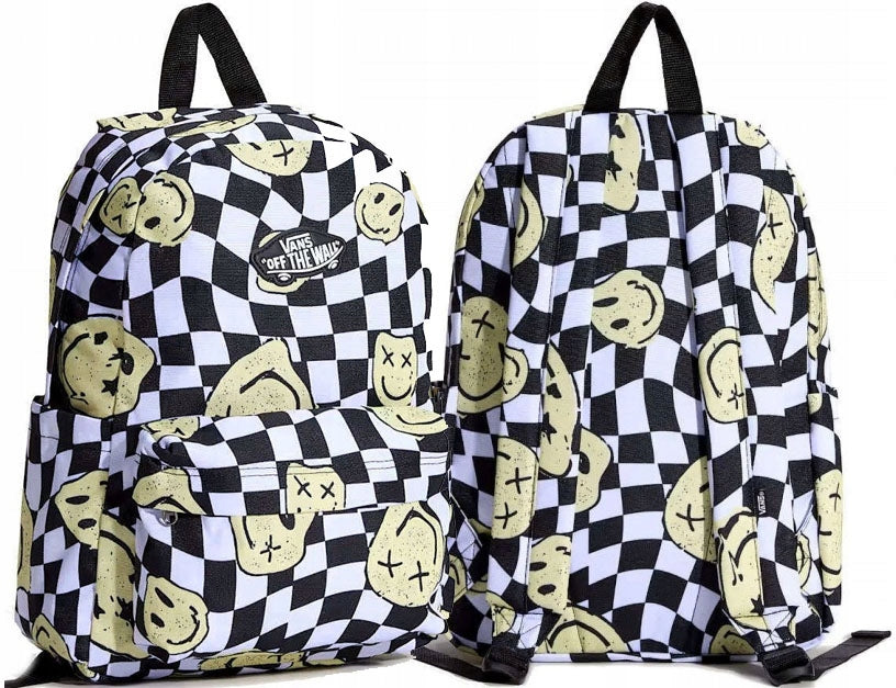 VANS SCHOOL BACKPACK OLD SKOOL CHECKERBOARD REALM BOARD MODEL 2026