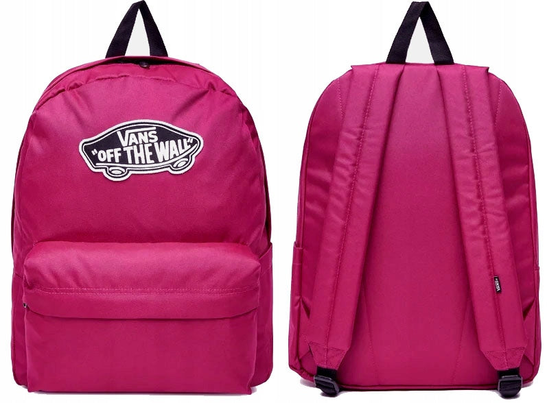 VANS SCHOOL BACKPACK OLD SKOOL CHERRIES PINK BIG CLASSIC REALM BOARD