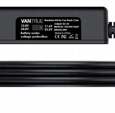VANTRUE ACC VP03 POWER ADAPTER 12-24V USB-C X4S N4 N2S N4 PRO N5 S1 PRO Manufacturer code VANTRUE N4