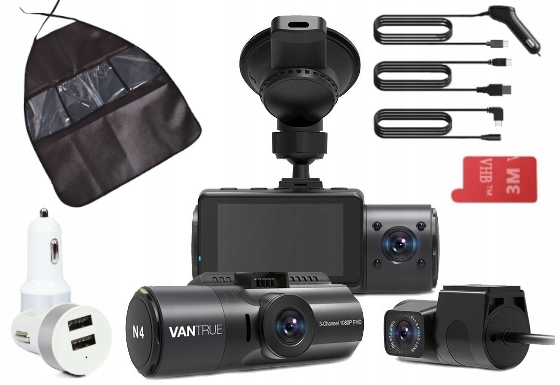 VANTRUE N4 RECORDER THREE CAMERAS 2,5K / FHD TAXI