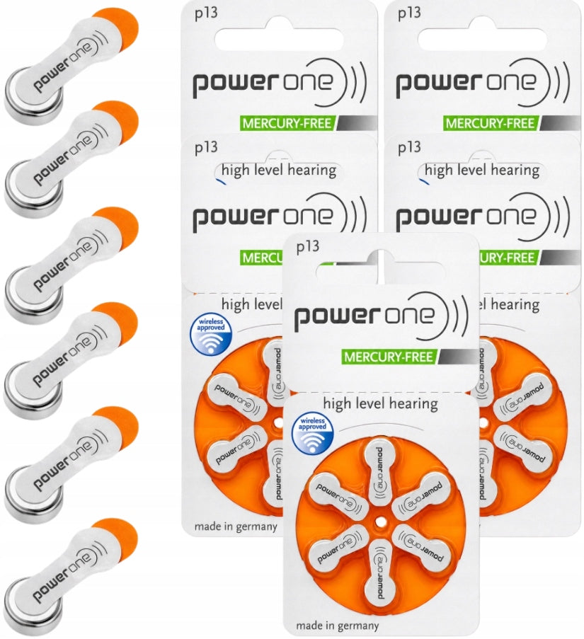 VARTA Power One Hearing Aid Batteries 13 PR48 Set of 30