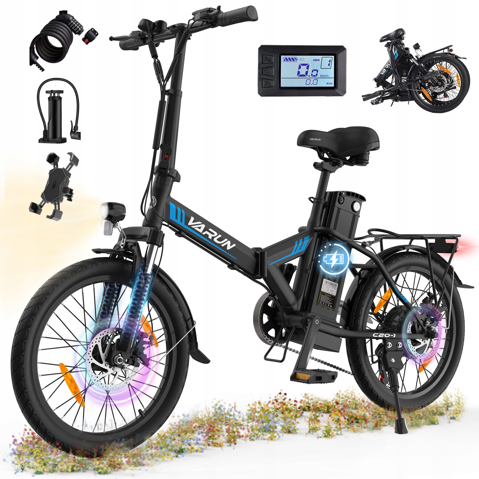 VARUN 20” 100HP 48V 13AH Men's/Women's Commuter