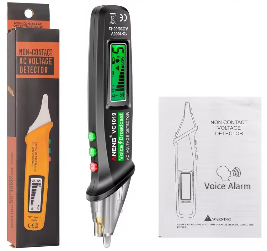 VC1019 Voltage Tester with Sound and Light Alarm 12-1000V NCV Aneng