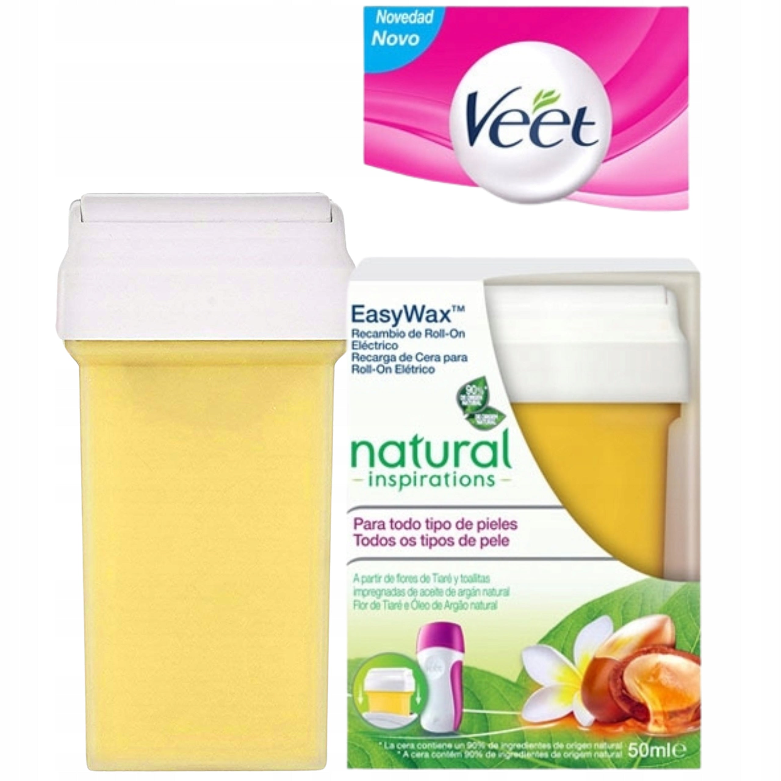 Ersatzwachs z.B. für Epiliergerät Veet Easy Wax, 50 ml 