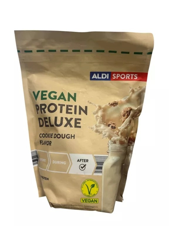 VEGAN PROTEIN DE LUXE COOKIE DOUGH FLAVOR ALDI SPORTS 450G
