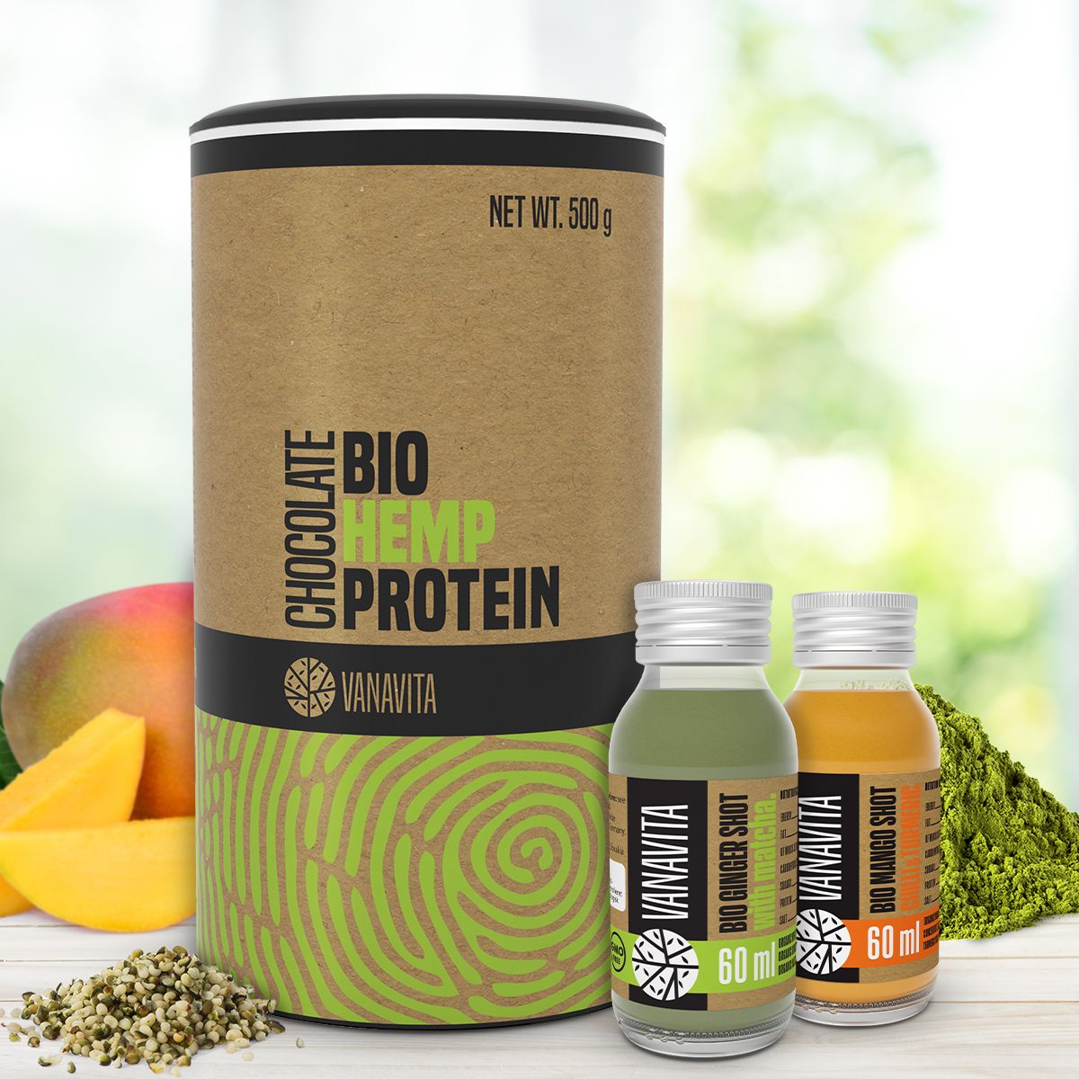 VEGAN PROTEIN HEMP CONDITIONER BIO HEMP VanaVita 500 g tasteless Packaging status original