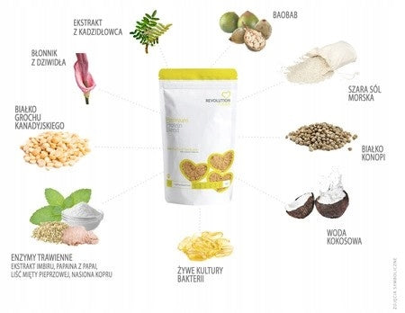 VEGAN PROTEIN PREMIUM SUPERFOODS PREBIOTIC PROBIOTIC neutral taste 1 kg Packaging status original