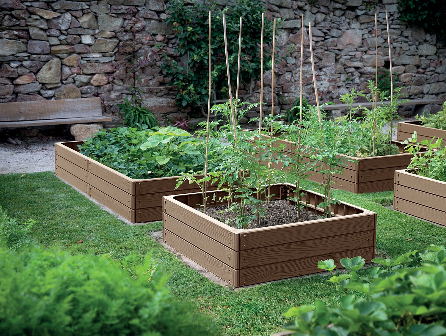 VEGETABLE CHEST BED RAISED VEGETABLE GARDENER HIGH 150 x 75 x 49cm EAN (GTIN) 5903819954791