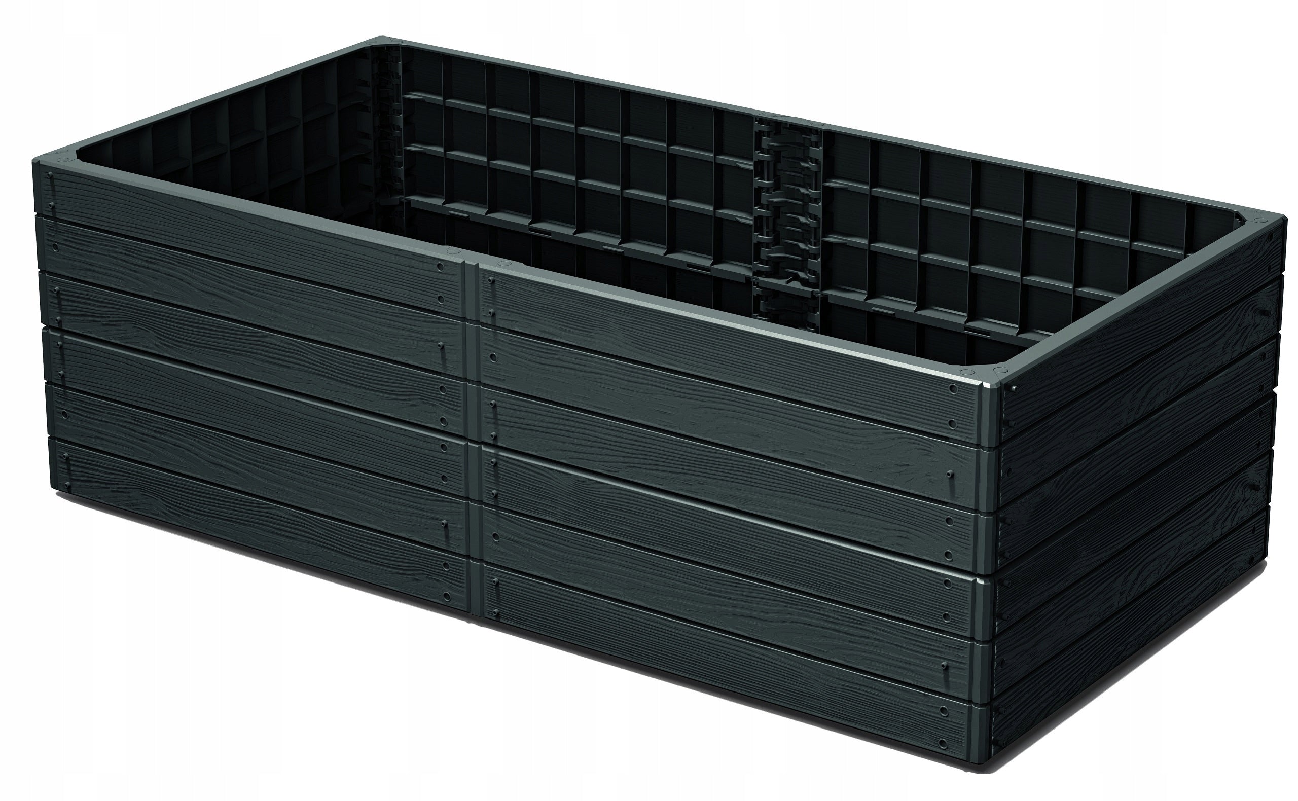 VEGETABLE CHEST BED RAISED VEGETABLE GARDENER HIGH 150 x 75 x 49cm