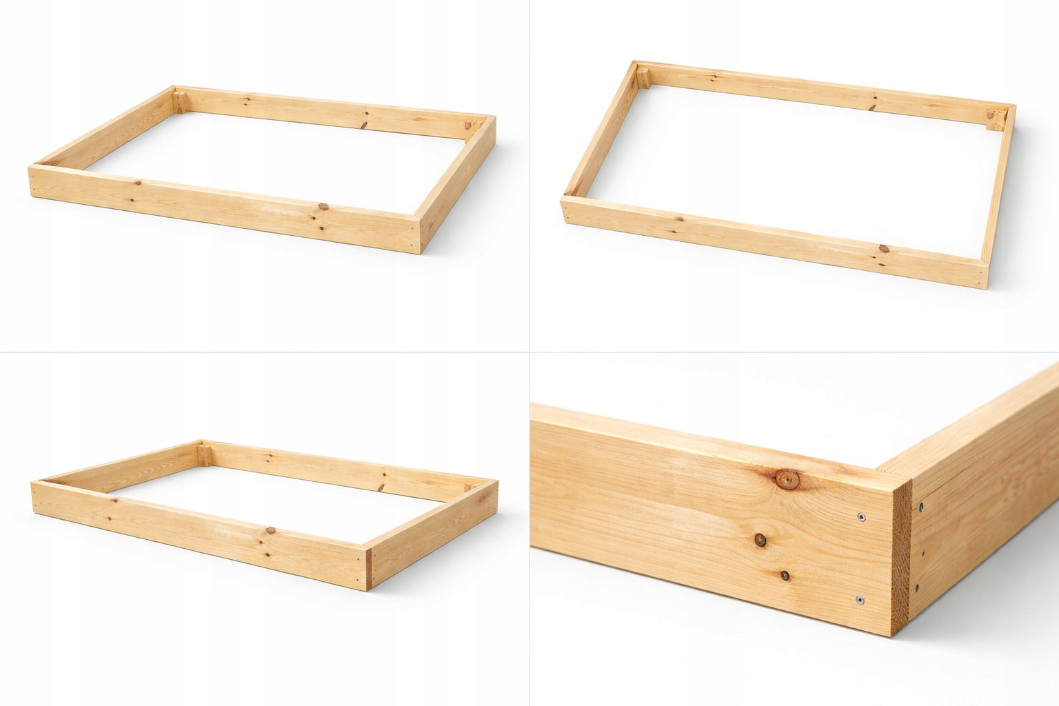 VEGETABLE Crate Vegetable Inspection Raised Bed 120x60x18cm Brand Tartak Bińkowski