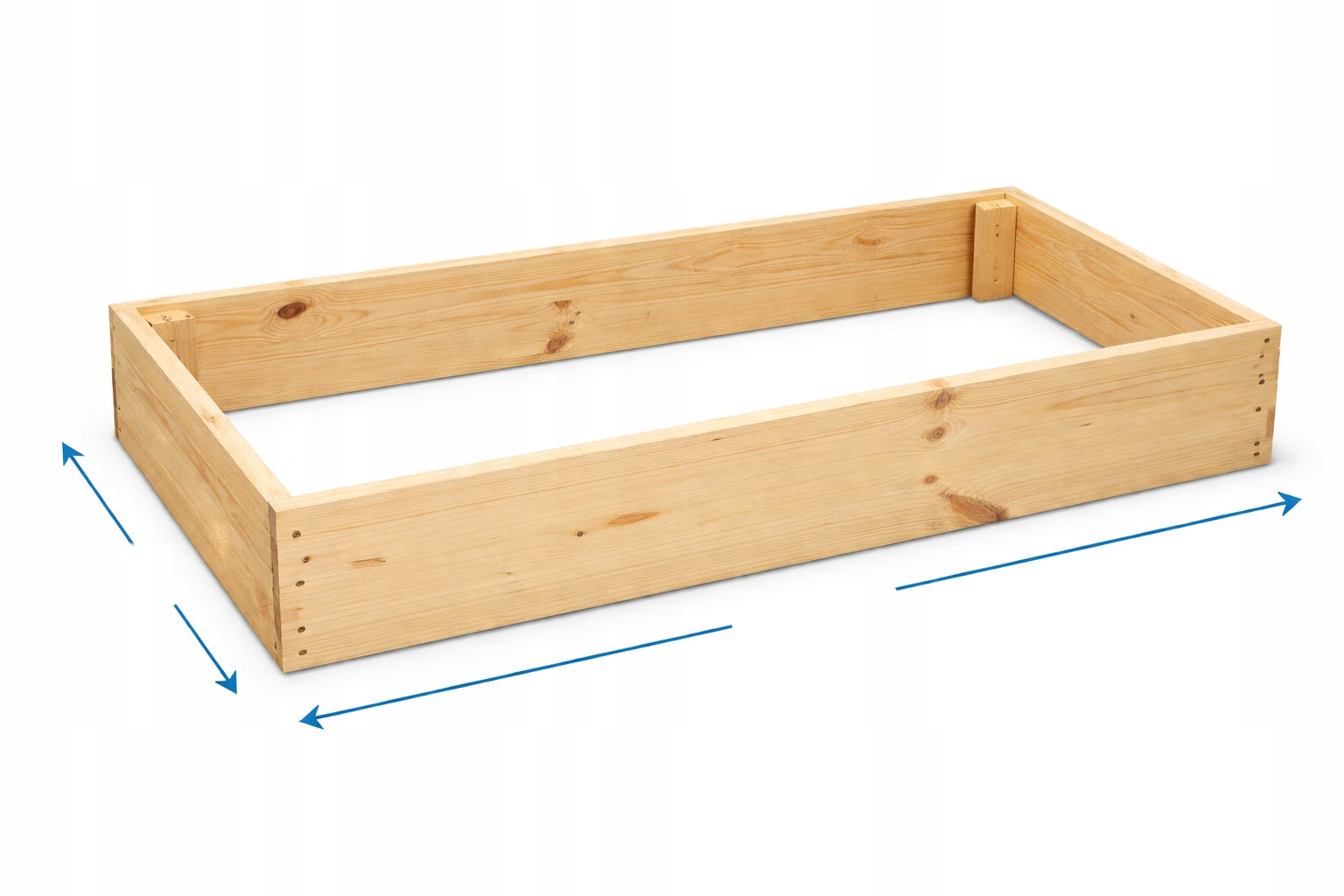 VEGETABLE Crate Vegetable Inspection Raised Bed 120x60x18cm Packaging status original