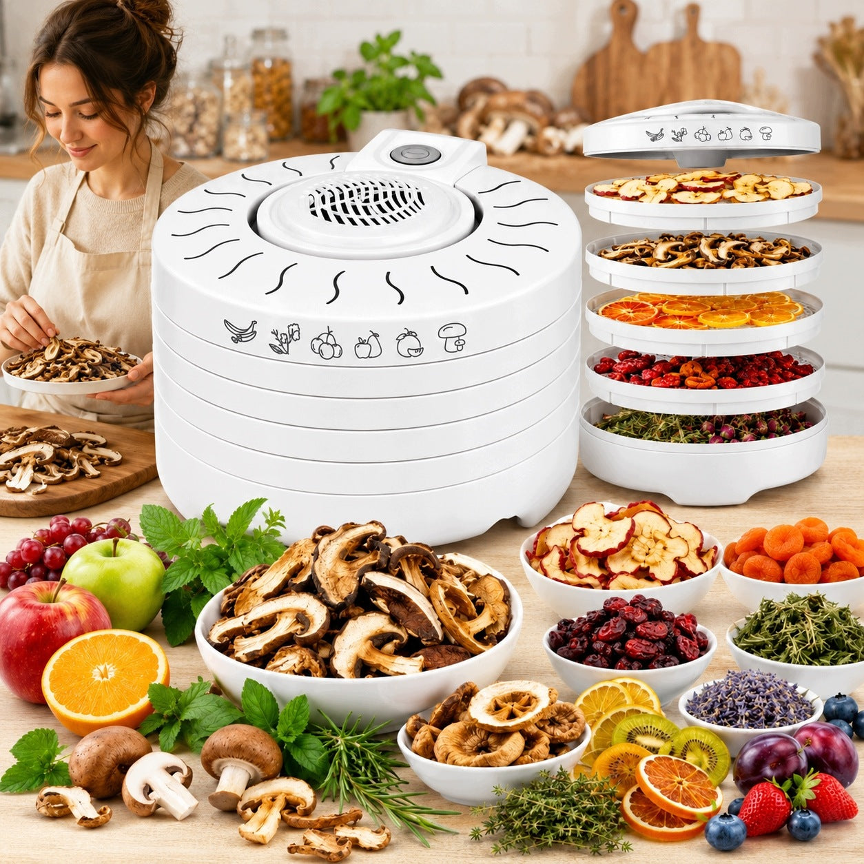 VEGETABLE FRUIT MUSHROOM DRYER MPM MSG-01 5 SIT FOOD REGULATION LARGE Manufacturer code MSG-01