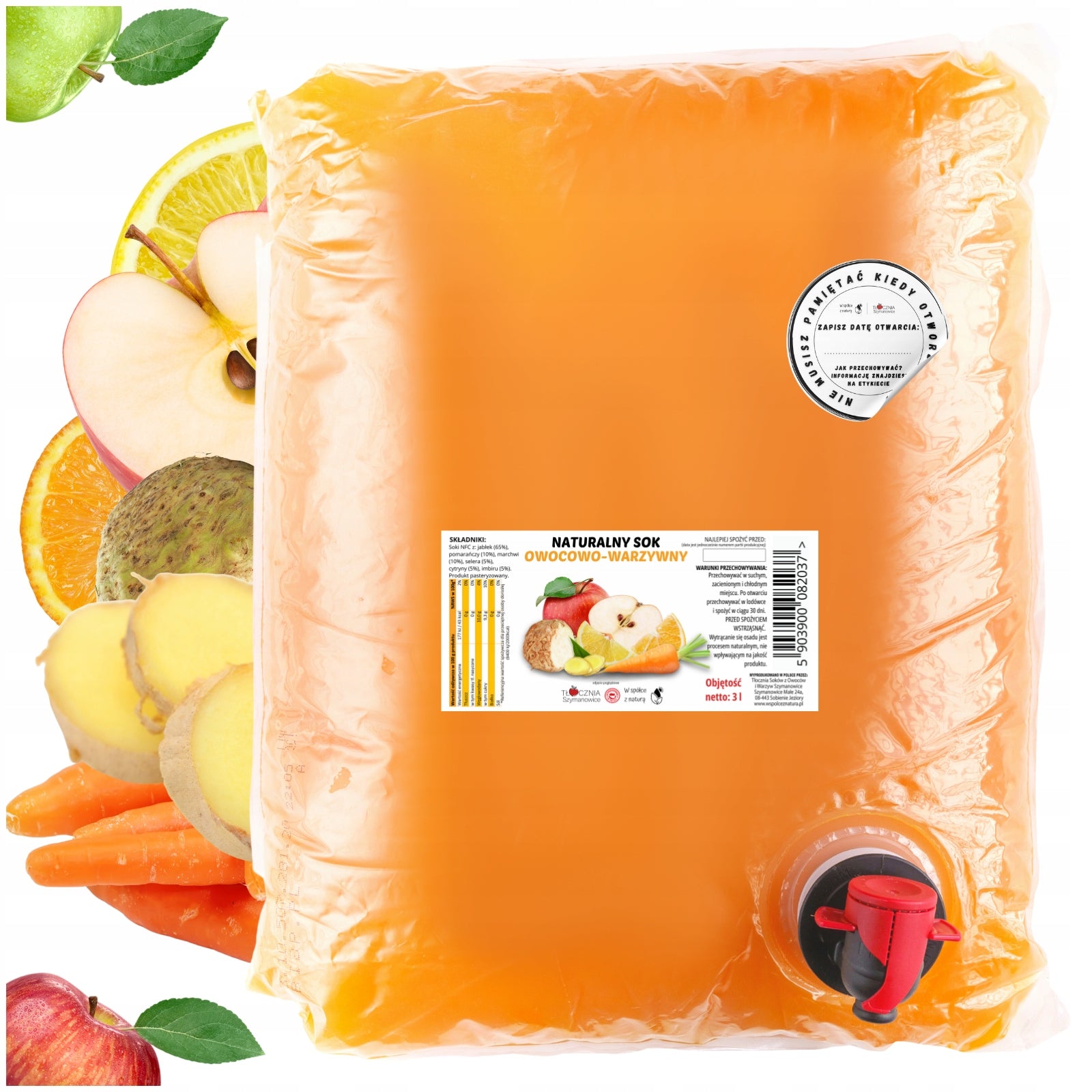 VEGETABLE JUICE MULIVITAMIN Cold Pressed Juice Press Szymanowice 3l