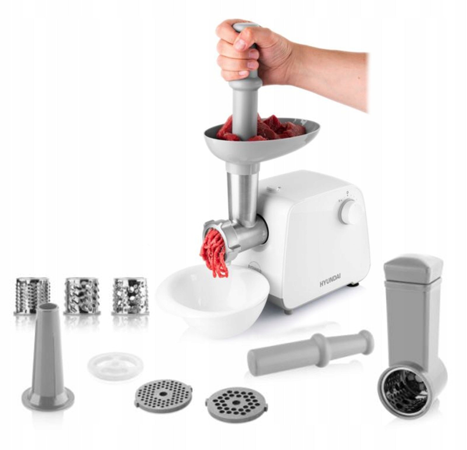 VEGETABLE MEAT GRINDER 1300W SHREDDER STUFFER + ACCESSORIES Power rating 1300 W