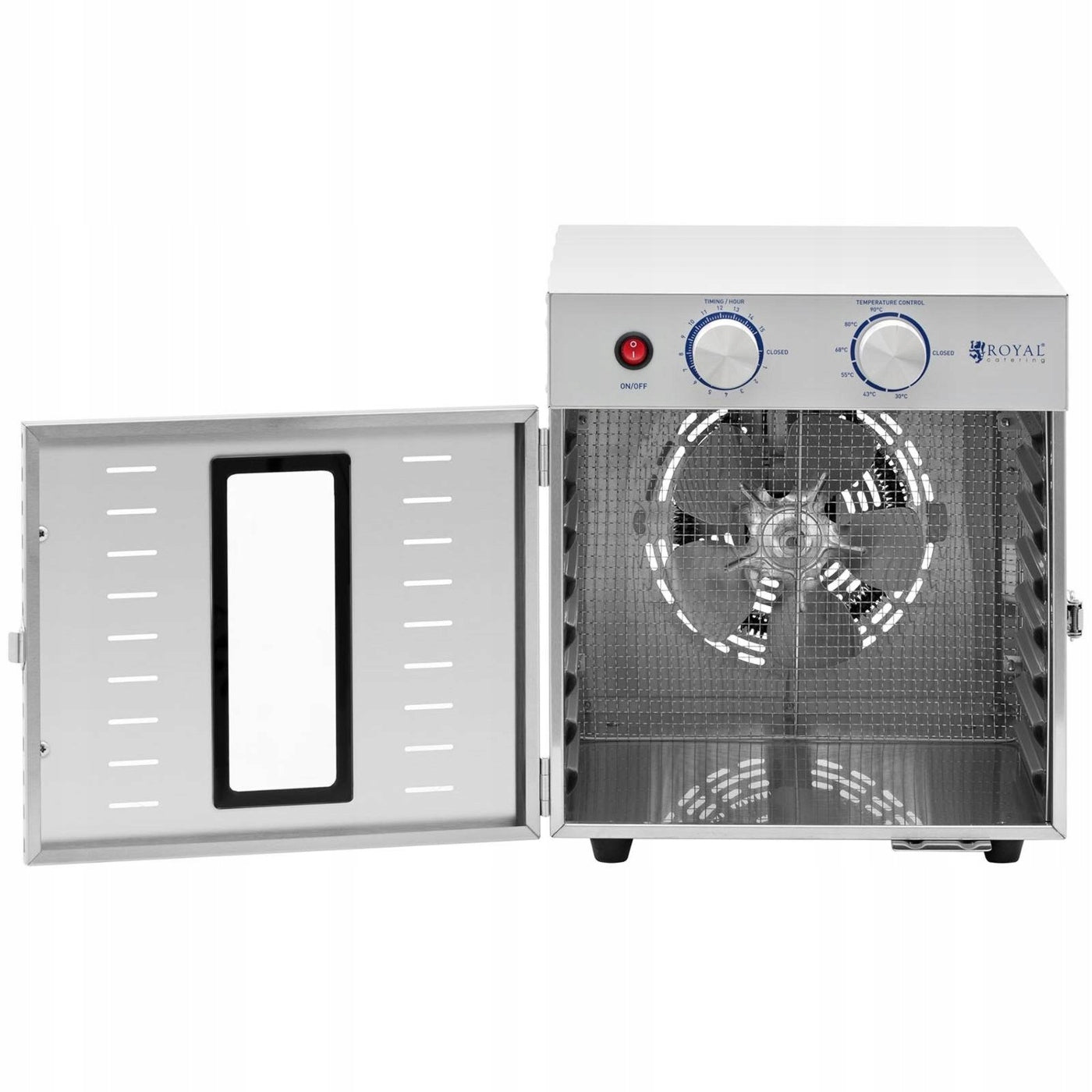 VEGETABLE MUSHROOM DEHYDRATOR DRYER 8 GRIDS 800W Brand Royal Catering